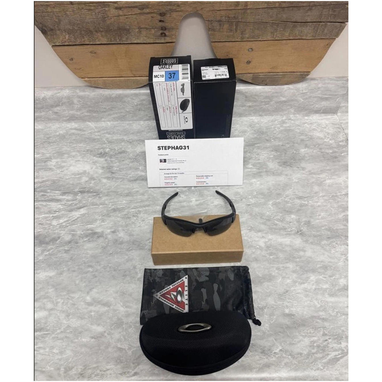 Oakley | New | Flak Jacket Xlj | 11 - 435 | Matte Black | Grey